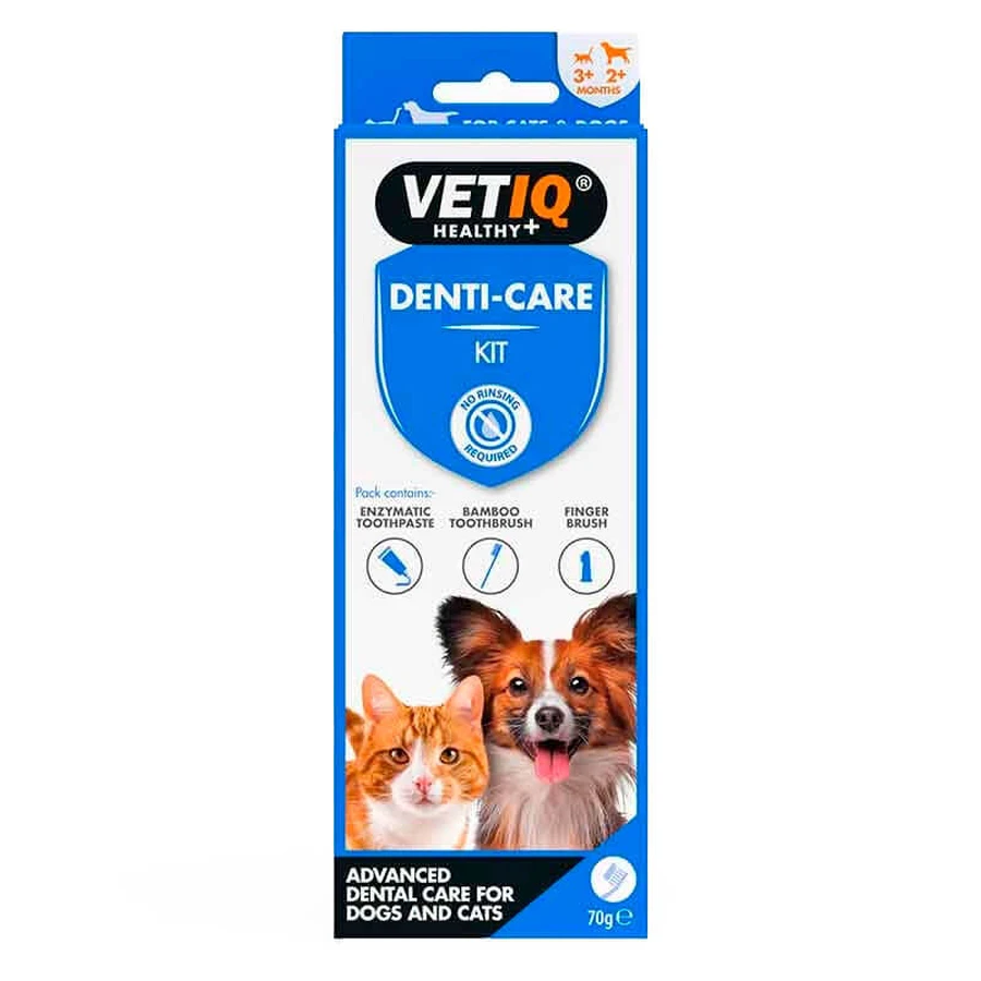 VetIQ Denti-Care Kit - Набір для догляду за зубами собак та котів; Комплект: ціни та характеристики