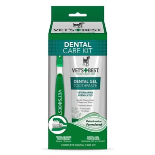 VET`S BEST (Ветс Бест) Dental Care Kit - Набір для догляду за ротовою порожниною (гель + зубна щітка); 103 мл