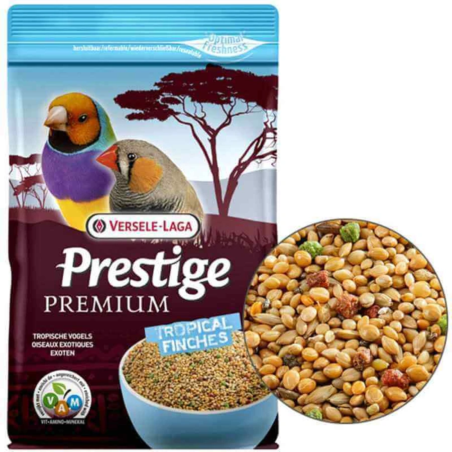 Versele-Laga (Верселе-Лага) Prestige Premium Tropical Finches - Повнораціонний корм для тропічних птахів; 800 г: ціни та характеристики