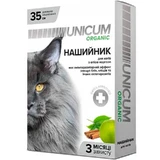 Unicum (Унікум) Organic Протипаразитарний нашийник Органік з олією маргози для котів, 35 см