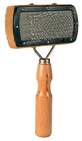 Trixie (Тріксі) Soft Brush - Щітка-пуходерка одностороння з захисними наконечниками на щетині; 10x18 см (Світле дерево)