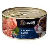 Savory Chicken Rabbit Puppy - Вологий корм з кролем та куркою для цуценят; 200 г