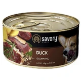 Savory Dog Gourmand Duck - Влажный корм с уткой для взрослых собак гурманов всех пород; 200 г