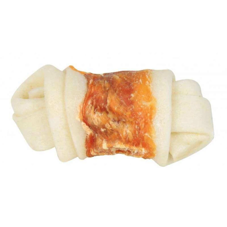 Trixie (Тріксі) Knotted Chicken Chewing Bone - Кістка для чищення зубів з курятиною, ласощі для собак; 5x70 г (5 см): ціни та характеристики