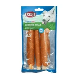 Trixie (Трикси) Denta Fun Chicken Chewing Rolls - Лакомство палочки для чистки зубов с курятиной для собак; 140 г / 17 см (3 шт.)