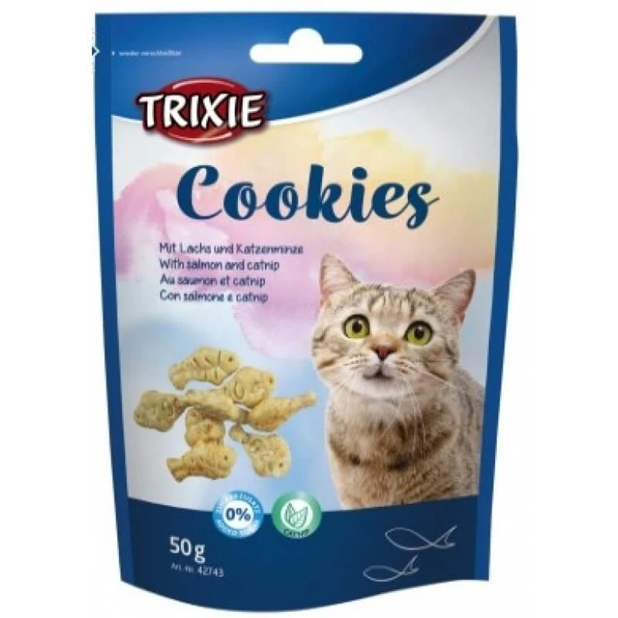 Trixie (Тріксі) Cookies - Печиво з лососем і котячою м'ятою для котів і кішок; 50 г: ціни та характеристики