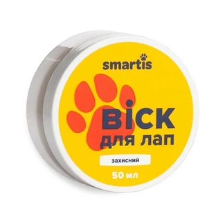 Smartis (Смартіс) - Захисний віск для догляду за лапами собак і котів; 50 мл