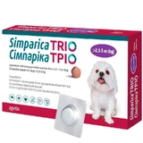 Simparica TRIO (Симпарика ТРИО) Противопаразитарные жевательные таблетки от блох, гельминтов и клещей для собак (1 таблетка) 2,5-5 кг