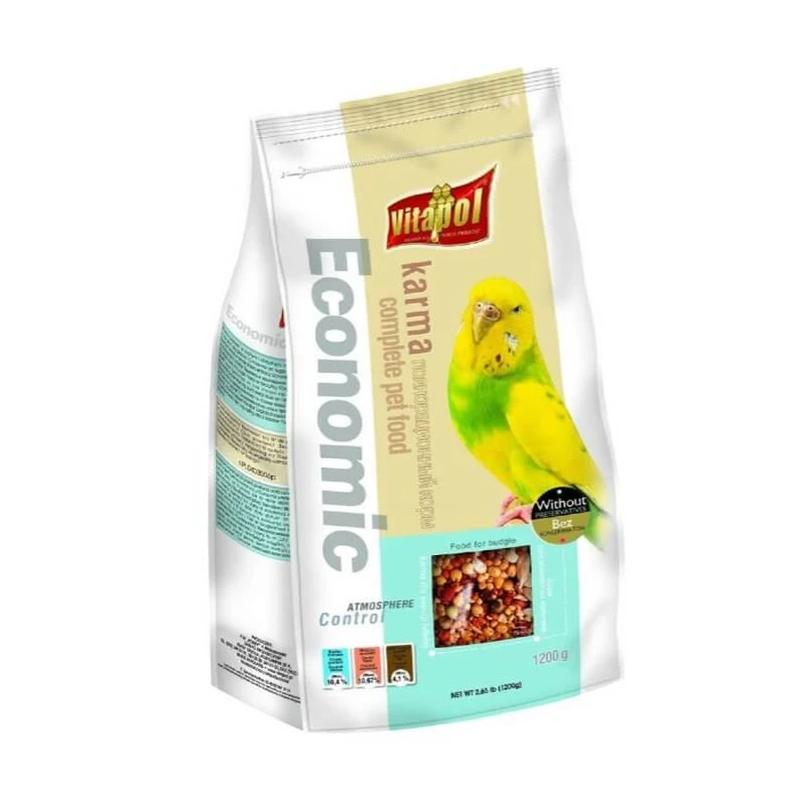 Vitapol (Витапол) Economic Food For Budgie Bird - Полнорационный корм для волнистых попугаев; 1,2 кг: цены и характеристики