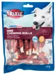 Trixie (Трикси) Denta Fun Duck Chewing Rolls - Лакомство палочки для чистки зубов с уткой; 120 / 6 см