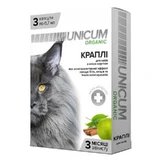 Unicum (Унікум) Organic Протипаразитарні краплі від бліх та кліщів з олією маргози для котів, 3 капс. (0,7 мл)