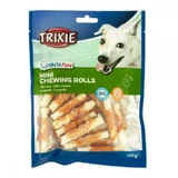 Trixie (Тріксі) Denta Fun Chicken Chewing Rolls - Ласощі палички для чищення зубів з курятиною для собак; 120 г / 6 см