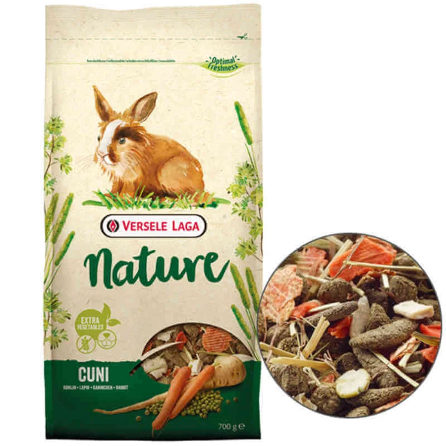 Versele-Laga (Верселе-Лага) Nature Cuni - Суперпремиум беззерновой корм для кроликов; 700 г: цены и характеристики