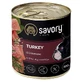 Savory Dog Gourmand Turkey - Влажный корм с мясом индейки для взрослых собак гурманов всех пород; 800 г