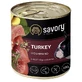 Savory Dog Gourmand Turkey - Вологий корм з м'ясом індички для дорослих собак гурманів всіх порід; 400 г