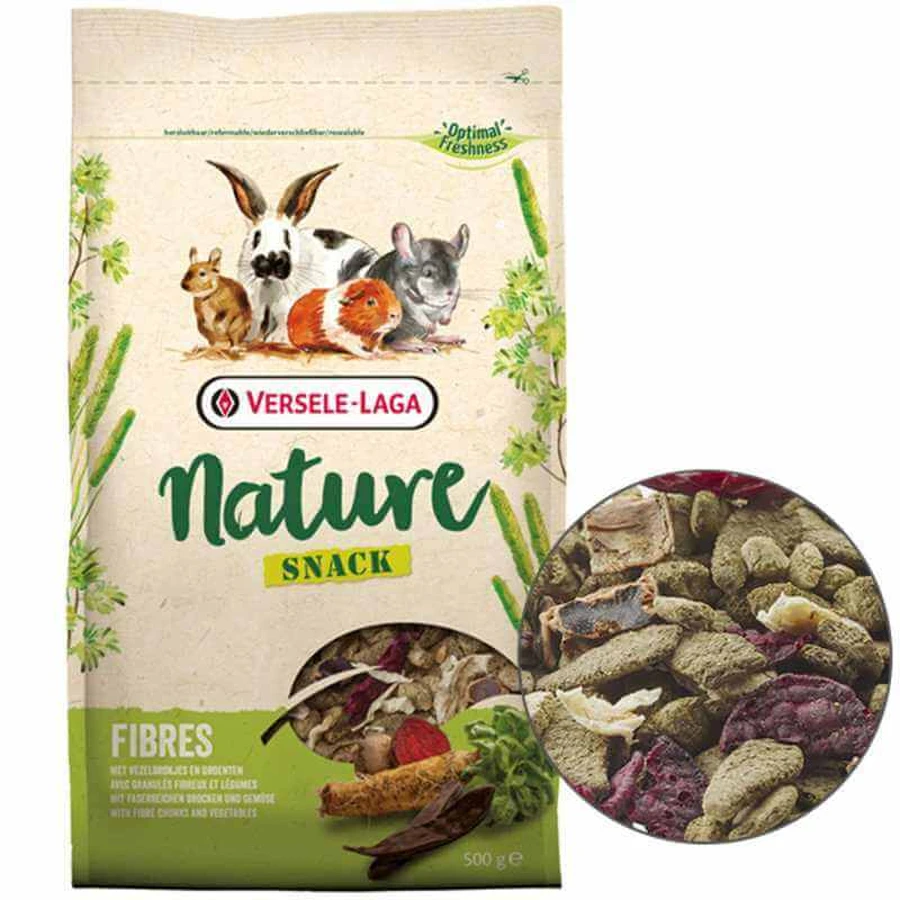 Versele-Laga (Верселе-Лага) Nature Snack Fibres - Додатковий корм для травоїдних гризунів; 500 г: ціни та характеристики