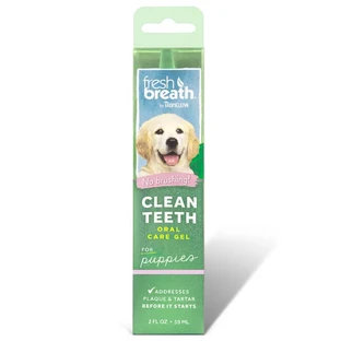 TropiClean (Тропиклин) Oral Care Gel Clean Teeth - Гель для чистки зубов для щенков; 59 мл