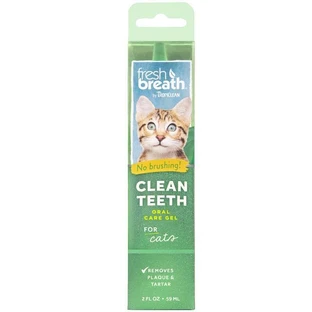 TropiClean (Тропіклін) Clean Teeth Gel CAT - Гель для чищення зубів для котів; 59 мл