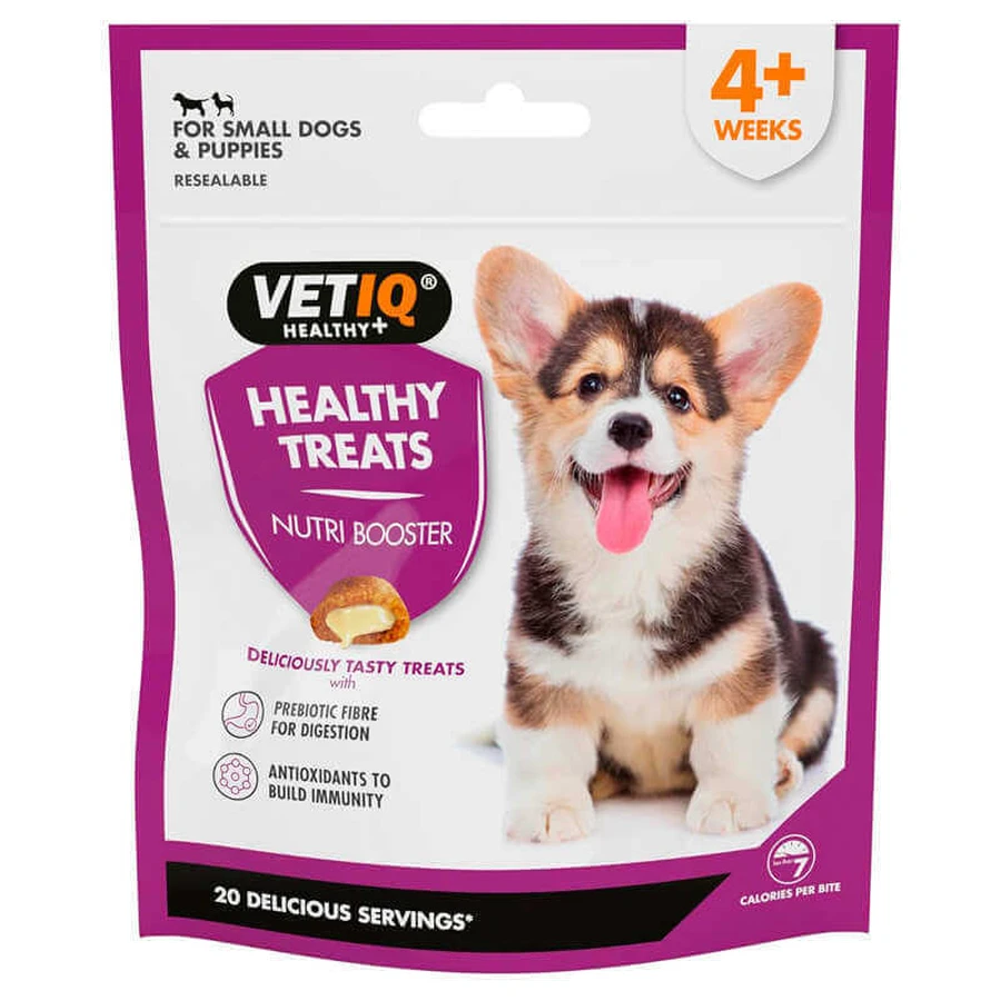 VetIQ Healthy Treats Nutri-Boosters For Puppies - Лакомство с птицей и маслом розмарина для укрепления иммунитета и здоровья суставов щенков; 50 г: цены и характеристики