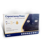 Stronghold (Стронгхолд) PLUS Противопаразитарный препарат для котов (1 пипетка), до 2,5 кг: цены и характеристики