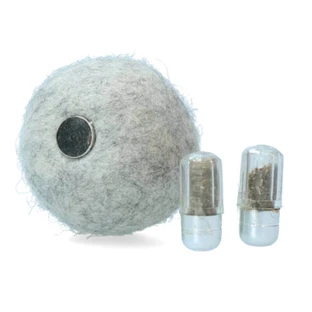 AFP (ЭйЭфПи) Catnip Ball With Catnip Refill - Мяч с наполнителем из кошачьей мяты для котов; Комплект