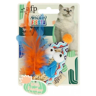 AFP (ЭйЭфПи) Whisker Fiesta Speedy - Игрушка-дразнилка для котов с кошачьей мятой; 9,5х5 см