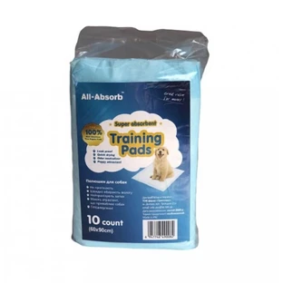 All-Absorb (Ол-Абсорб) Training Pads Basic - Пеленки для собак (90х60 см); 90х60 см / 10 шт.