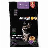 AnimAll (ЭнимАлл) - Наполнитель древесный с ароматом лаванды для кошачьих туалетов и клеток грызунов; 5,3 кг
