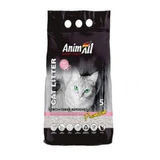 AnimAll (ЭнимАлл) Cat litter Premium Baby Powder - Белый бентонитовый наполнитель с ароматом детской присыпки для кошачьих туалетов; 5 л