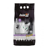 AnimAll (ЭнимАлл) Cat litter Premium Lavender - Белый бентонитовый наполнитель с ароматом лаванды для кошачьих туалетов; 10 л