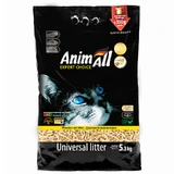 AnimAll (ЭнимАлл) Expert Choice Universal Litter - Древесный впитывающий наполнитель для кошачьего туалета, клеток грызунов и птиц; 5,3 кг