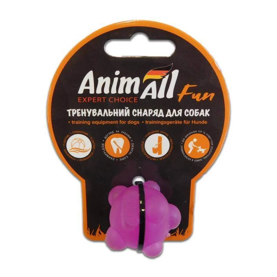 AnimAll (ЭнимАлл) Fun - Игрушка шар молекула для собак; 3 см (Фиолетовый): цены и характеристики