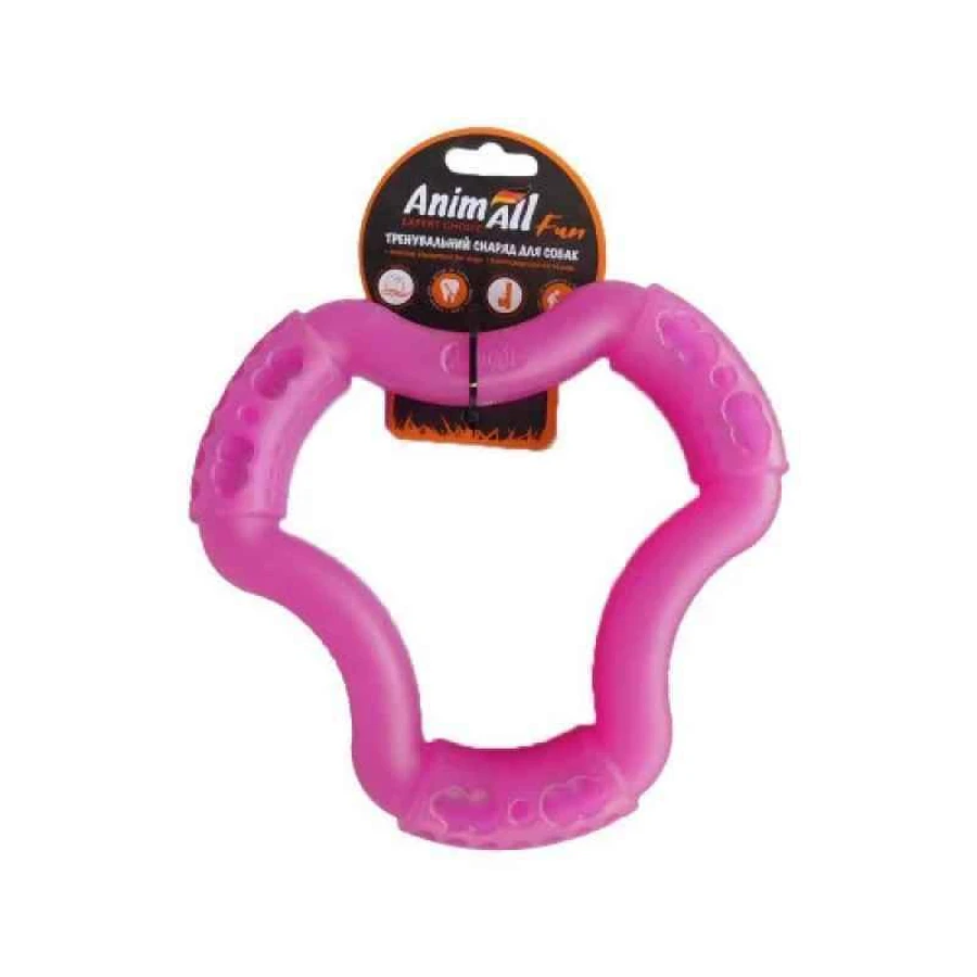 AnimAll (ЕнімАлл) Fun - Іграшка кільце 6 боків для собак; 20 см (Фіолетовий): ціни та характеристики