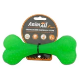 AnimAll (ЭнимАлл) Fun - Игрушка кость для собак; 15 см (Зеленый)