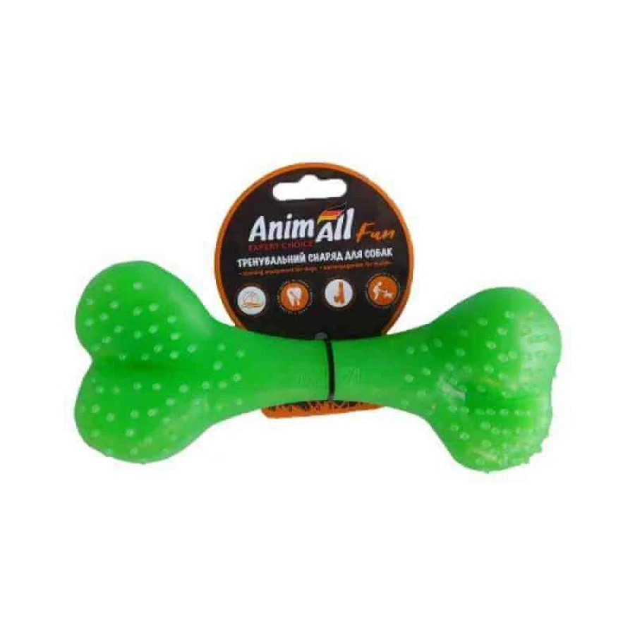 AnimAll (ЭнимАлл) Fun - Игрушка кость для собак; 25 см (Зеленый): цены и характеристики