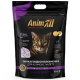 AnimAll (ЭнимАлл) Premium Edition Purple Amethyst - Наполнитель Фиолетовый аметист силикагелевый для кошачьего туалета; 15 л