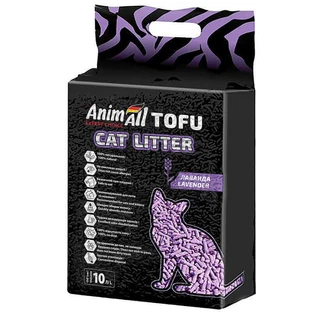 AnimAll (ЕнімАлл) Tofu - Наповнювач соєвий для котячого туалету; 10 л (Lavender)
