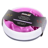 AnimAll (ЭнимАлл) - Миска 2в1 пластиковая для медленного кормления собак; 600 мл