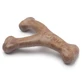 Benebone Puppy Wishbone Bacon - Прочная жевательная игрушка Рычаг со вкусом бекона для щенков; Small