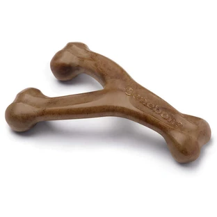 Benebone Wishbone Bacon - Прочная жевательная игрушка Рычаг со вкусом бекона для собак; Large