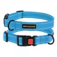 Bronzedog (Бронздог) Dog Collar Cotton - Нашийник світловідбивний брезентовий для собак; 2,5х43-66 см (Блакитний)