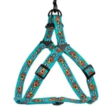Bronzedog (Бронздог) Dog Urban Mask Menthol - Шлея нейлоновая с пластиковой пряжкой для собак различных пород; 2,0х45-60 см (Ментоловый)