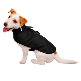 Bronzedog (Бронздог) Textile - Дощовик для собак (чорний); М (38 см) (Чорний)