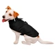 Bronzedog (Бронздог) Textile - Дождевик для собак (черный); М (38 см) (Черный)