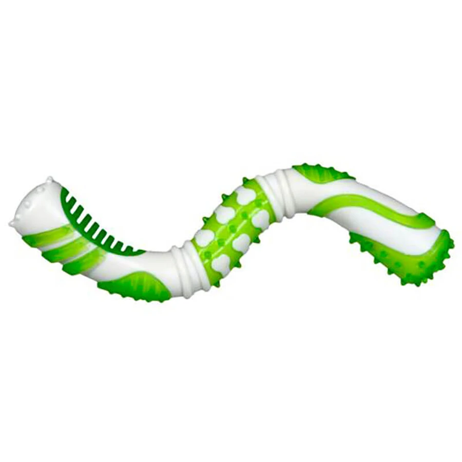 Bubimex (Бубімекс) Dental Green - Іграшка жувальна для собак; 20 см (Біла / Зелена): ціни та характеристики