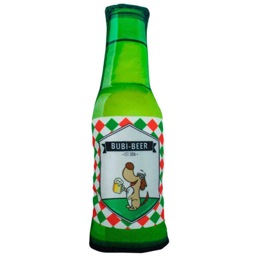 Bubimex (Бубімекс) Hometoy Beer - Іграшка Пляшка пива для собак; 23 х 6 см (Зелений): ціни та характеристики