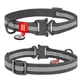 Collar (Колар) WAUDOG Waterproof - Нашийник для собак водостійкий світловідбиваючий з металевою застібкою фастекс та QR-Паспортом; 1,5х23-35 см (Сірий)