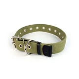 Collar (Коллар) - Ошейник брезентовый безразмерный со светоотражающей нитью; 3,5х63 см