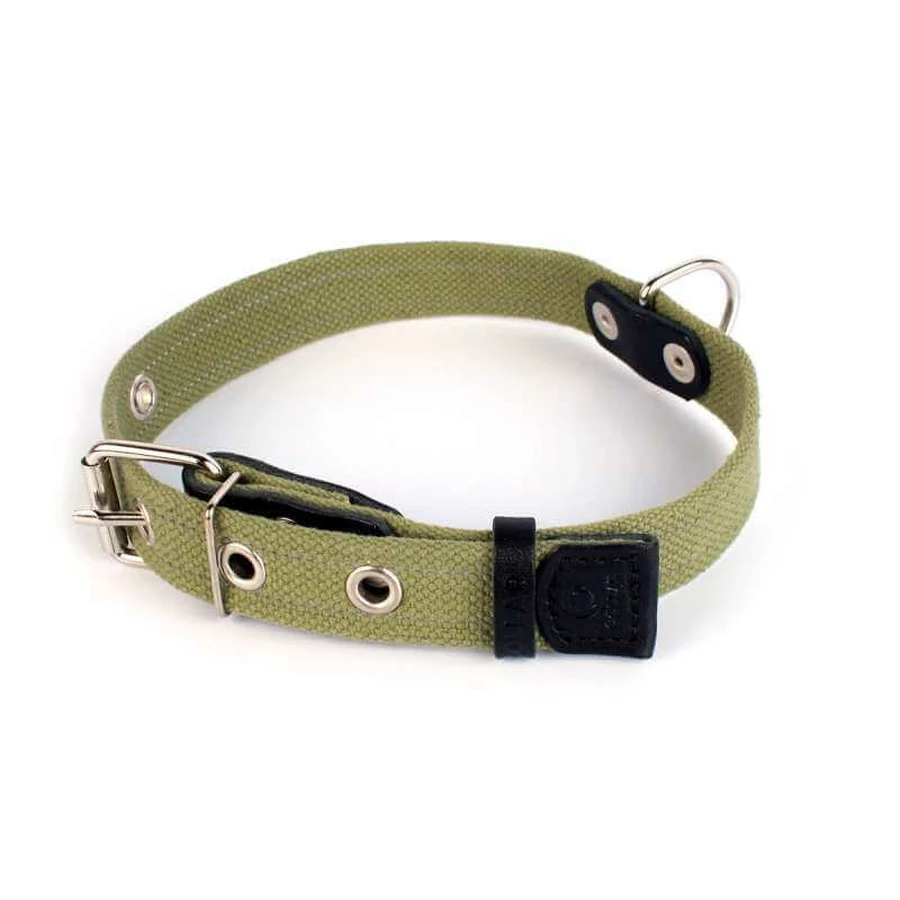 Collar (Коллар) - Ошейник брезентовый со светоотражающей нитью; 2,5х41-53 см: цены и характеристики