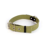 Collar (Коллар) - Ошейник брезентовый, двойной со светоотражающей нитью; 3,5х51-63 см